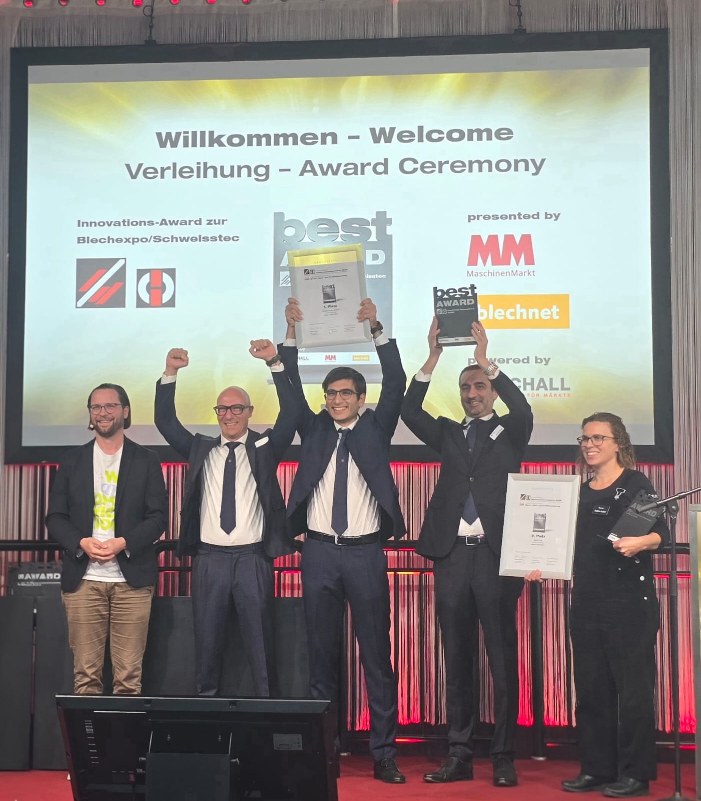 Prima Power wins “Best Award 2025” at Blechexpo with Giga Laser Next